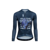 Jersey De Ciclismo Mujer M/L Lock Mood Blue 2.4